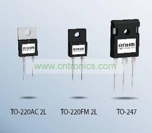 圖1：羅姆第二代SiC肖特基勢壘二極管&ldquo;SCS210AG/AM&rdquo;