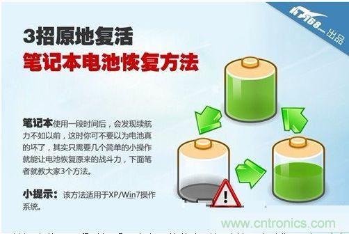 三大方法幫你的筆記本電池恢復&ldquo;戰斗力&rdquo;