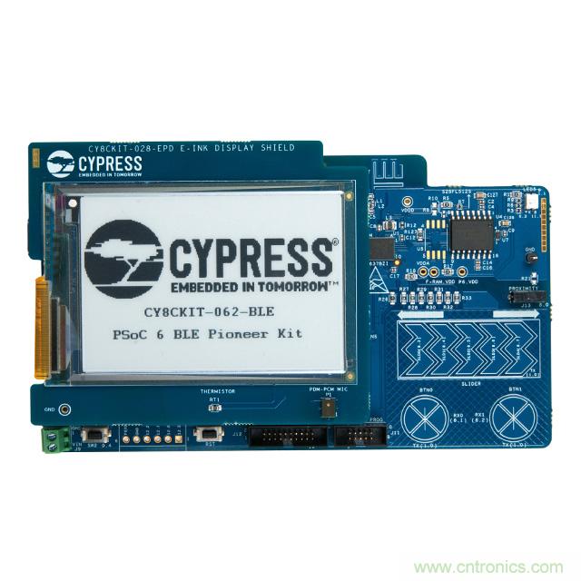 Cypress Semiconductor PSoC 6 BLE Pioneer 套件現已入庫 Digi-Key;客戶預訂訂單陸續發貨中