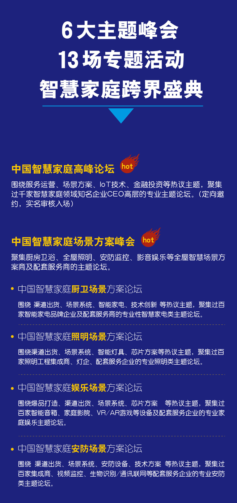 中國智慧家庭場景方案峰會 中國智慧家庭場景方案峰會