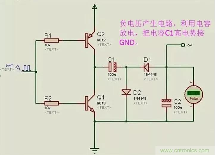 如何利用MCU的PWM產生負電壓 如何利用MCU的PWM產生負電壓