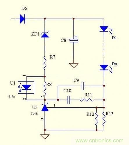 LED驅動電源：3個電路巧妙利用TL431來恒流！