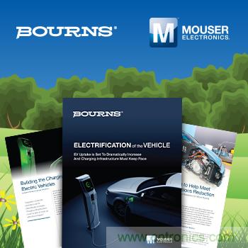 貿澤攜手Bourns推出電子書，解讀電動汽車充電設施相關知識