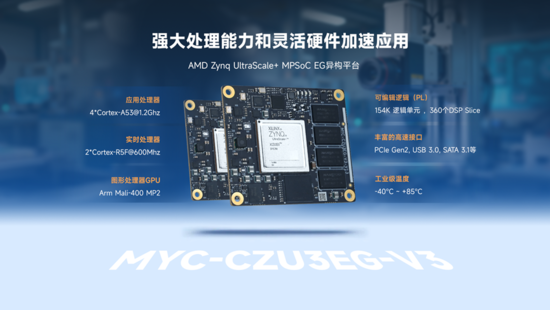 異構計算新力量！米爾推出基于AMD MPSoC的高性能異構計算平臺